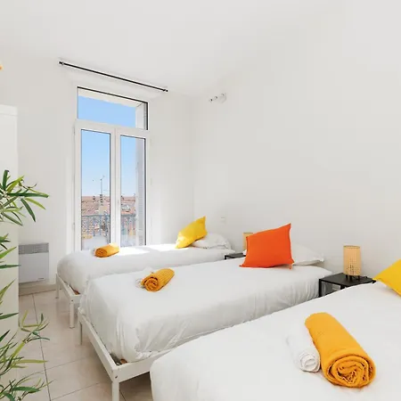 Bngo L Ruby L 2ch, 7p, Vue Mer, Centre * Κάννες